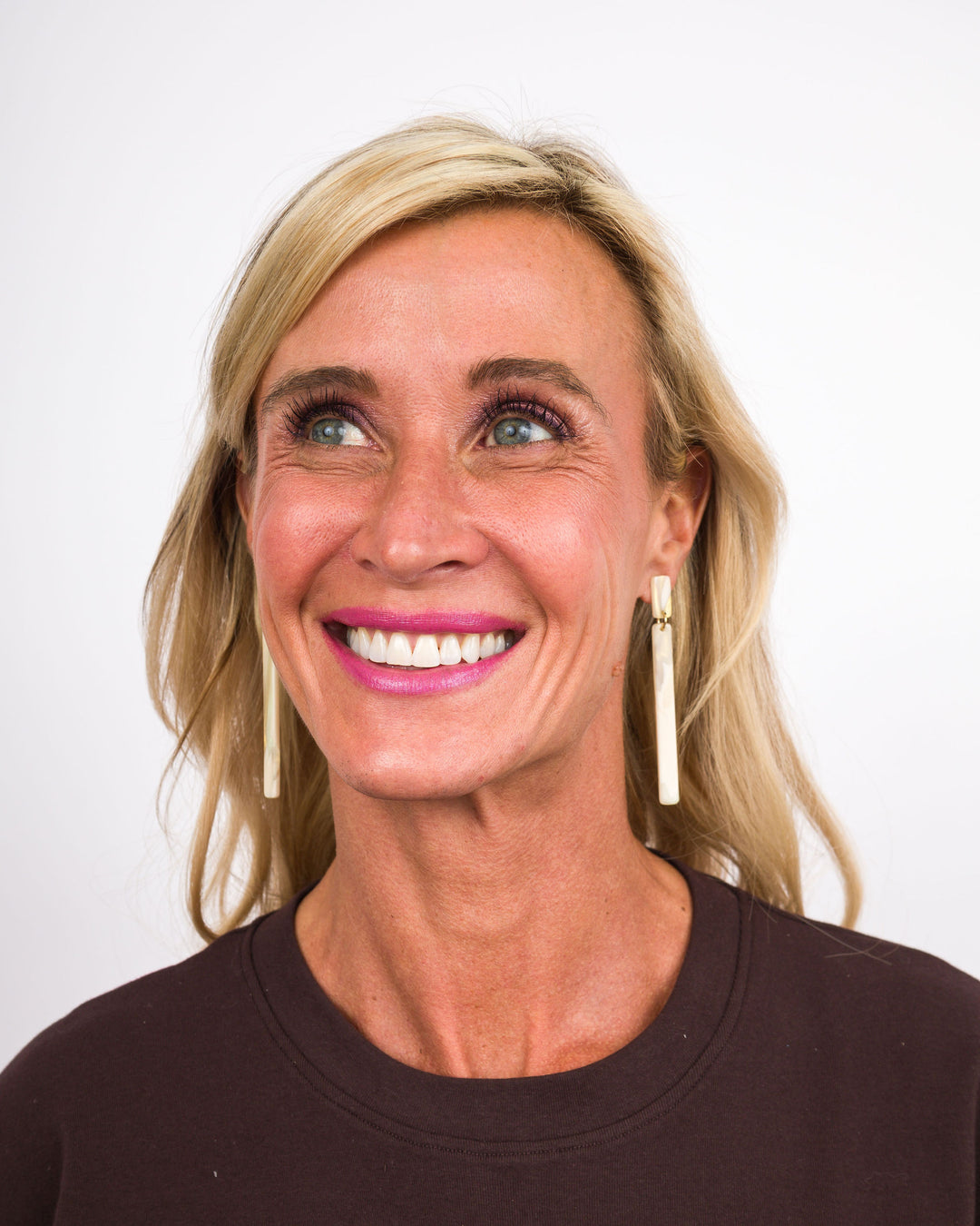 Linny Co- Keli Champagne Sparkle Earring