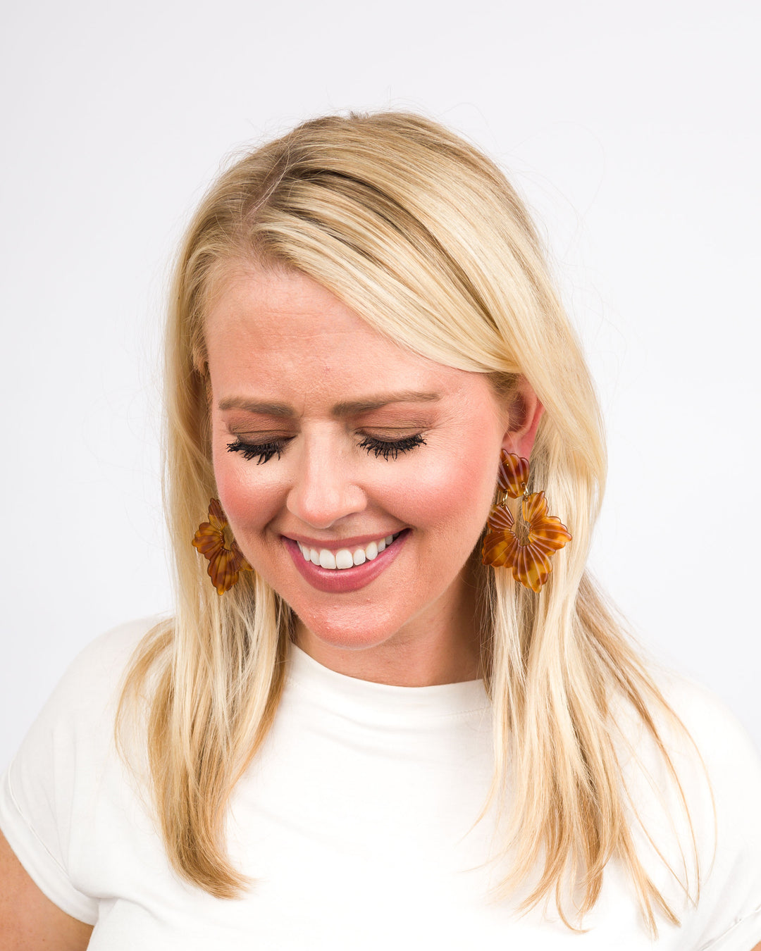 Linny Co- Michelle Caramel Earrings
