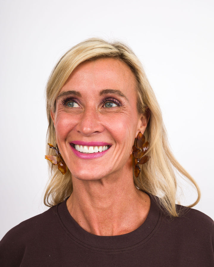 Linny Co- Flora Caramel Earrings