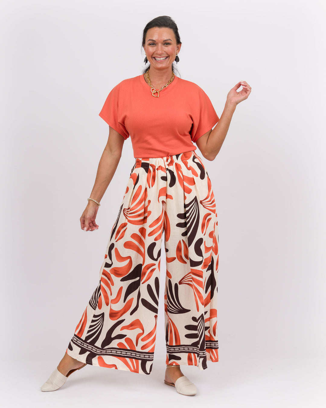 Sway and Bloom Rust Pants