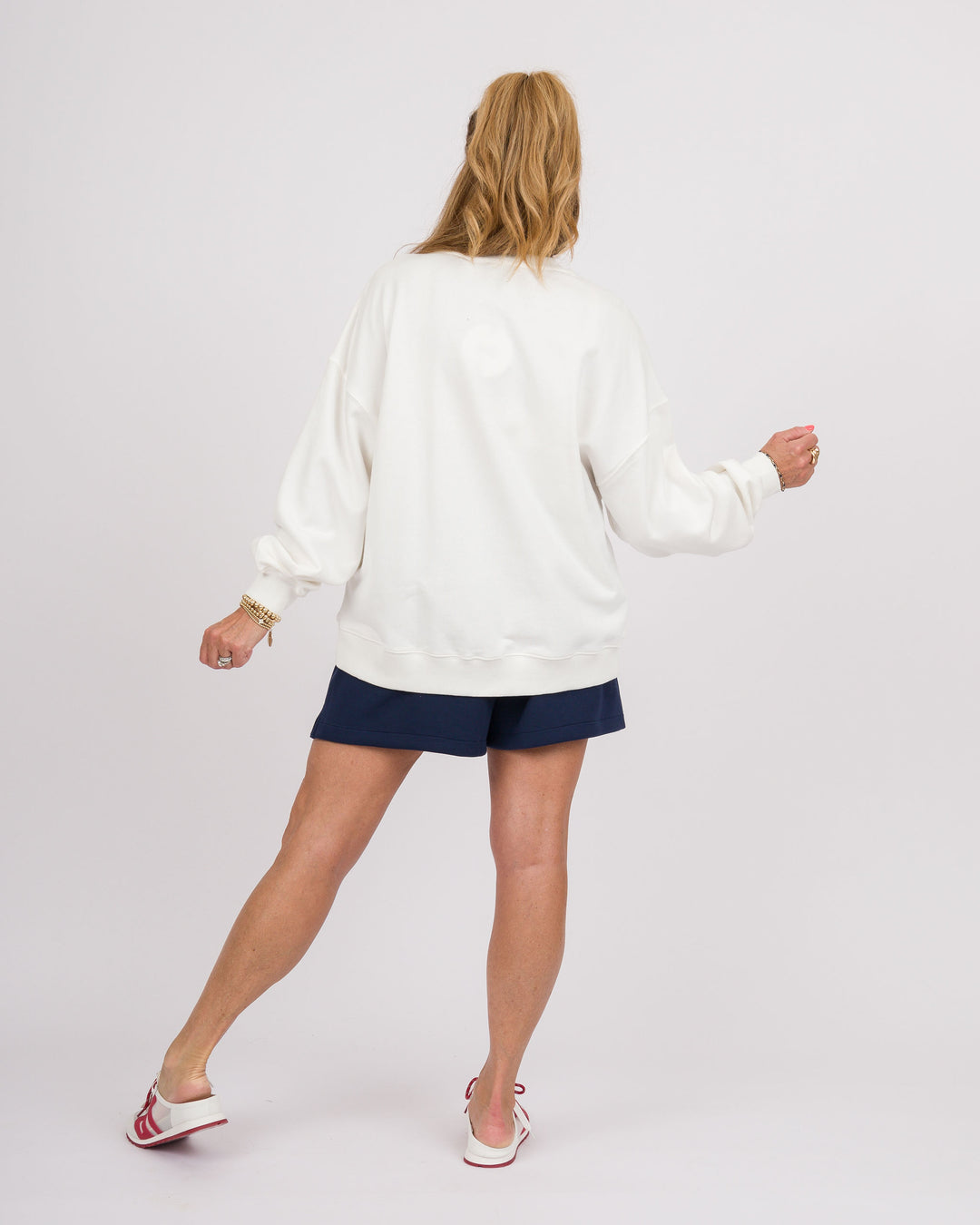 Out on the Line Sweatshirt - White