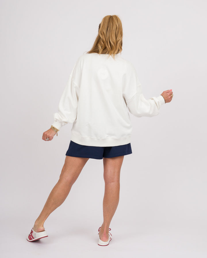 Out on the Line Sweatshirt - White
