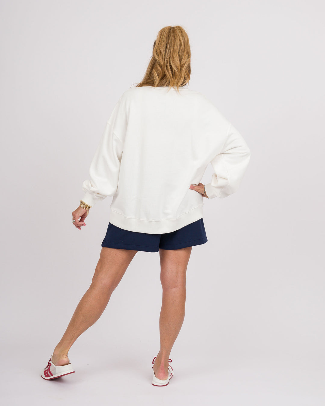 Out on the Line Sweatshirt - White