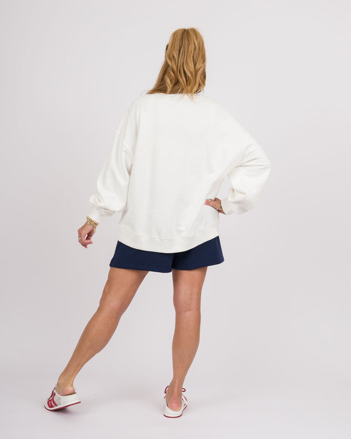 Out on the Line Sweatshirt - White
