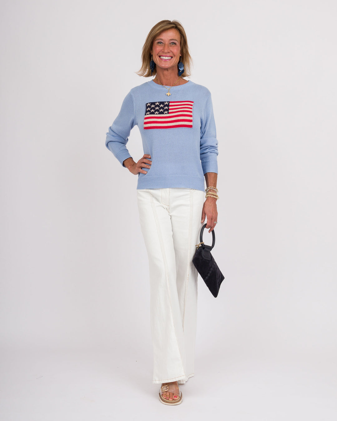 Blue Flag Sweater
