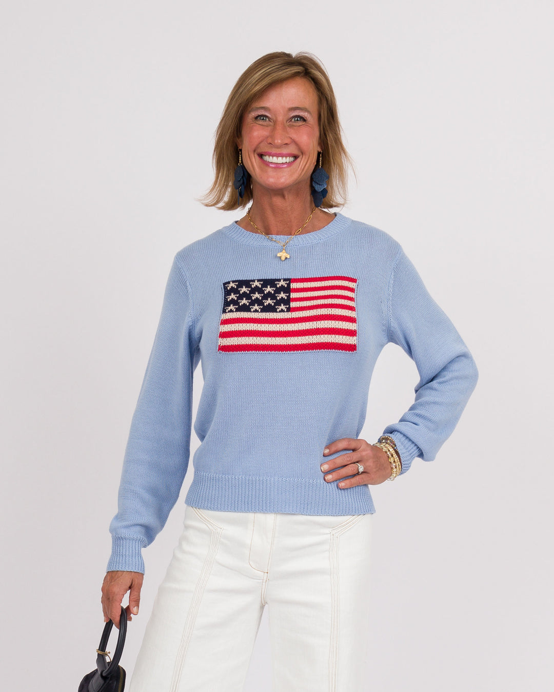 Blue Flag Sweater