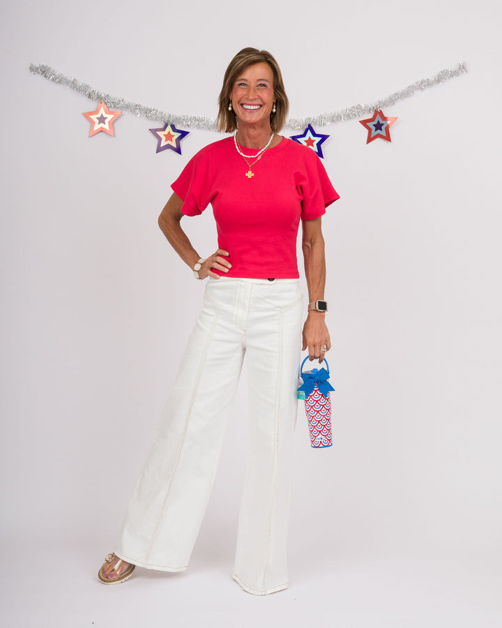 Mirabella Flare Pants - Cream