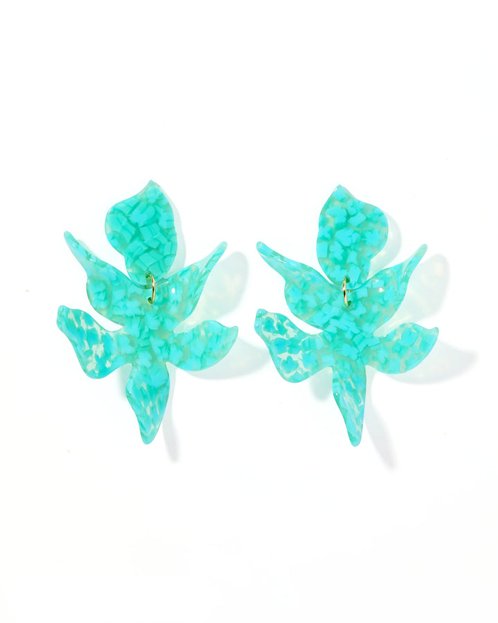 Linny Co - Flora Aquamarine Earrings
