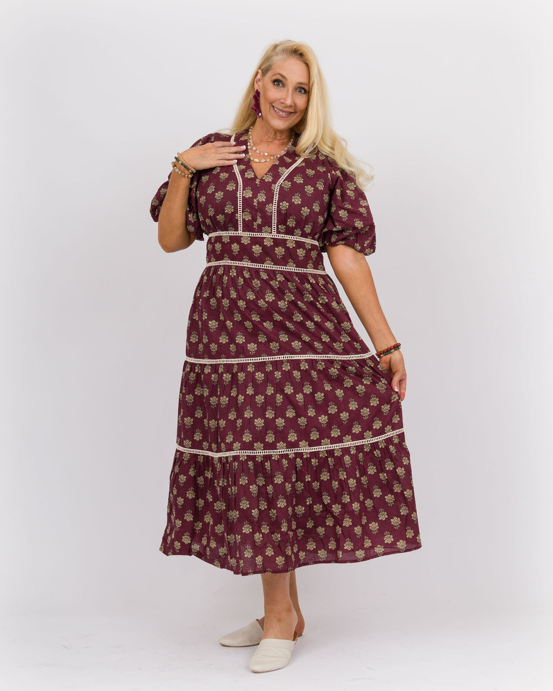 Posey Puff Sleeve Dress