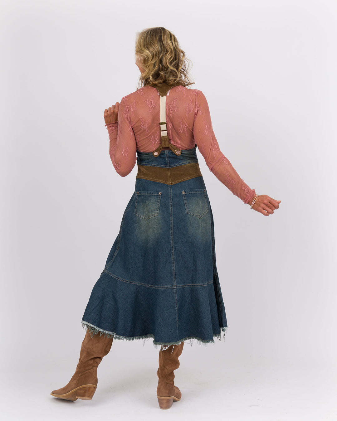 Tillie Denim Midi Dress