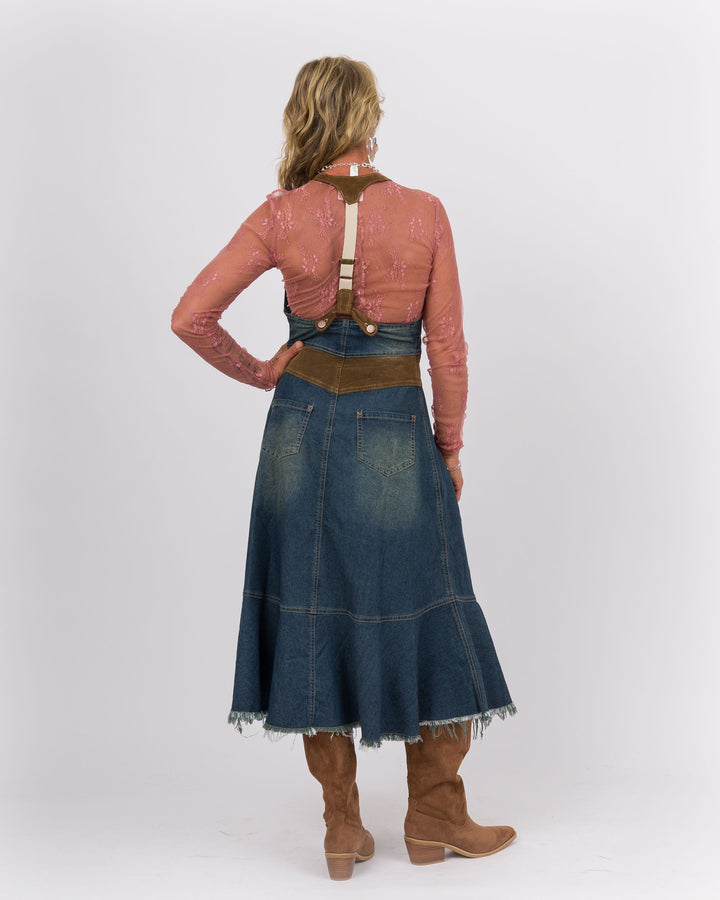 Tillie Denim Midi Dress