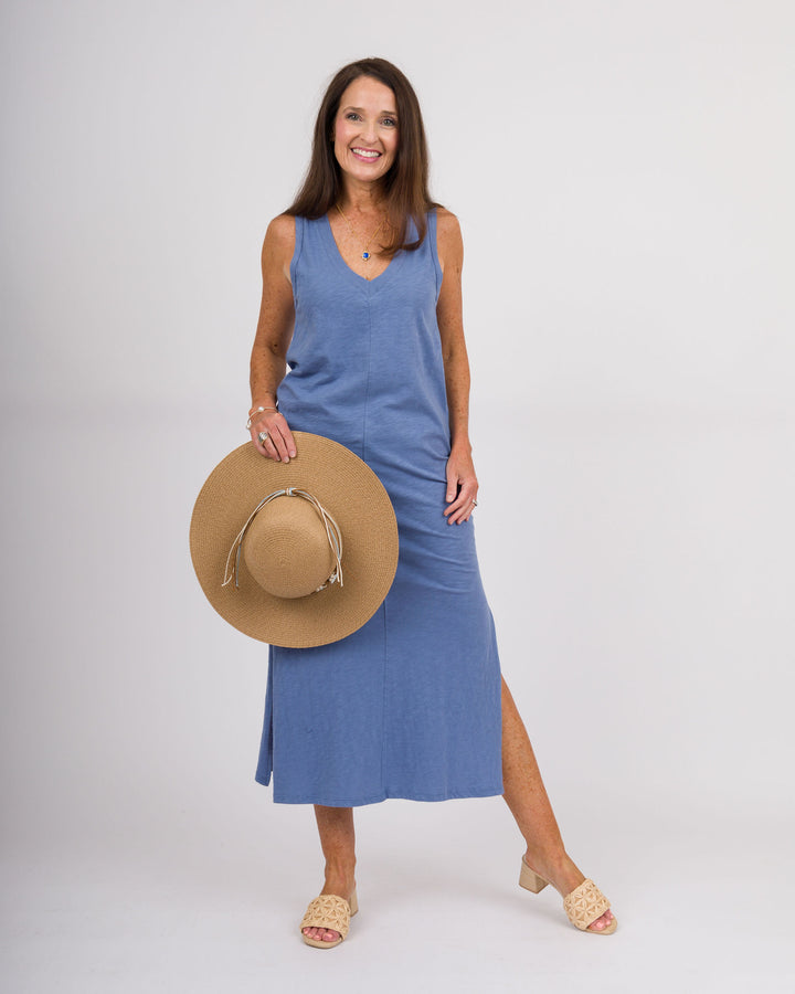 Z Supply Palisades Midi Dress - Sky Blue