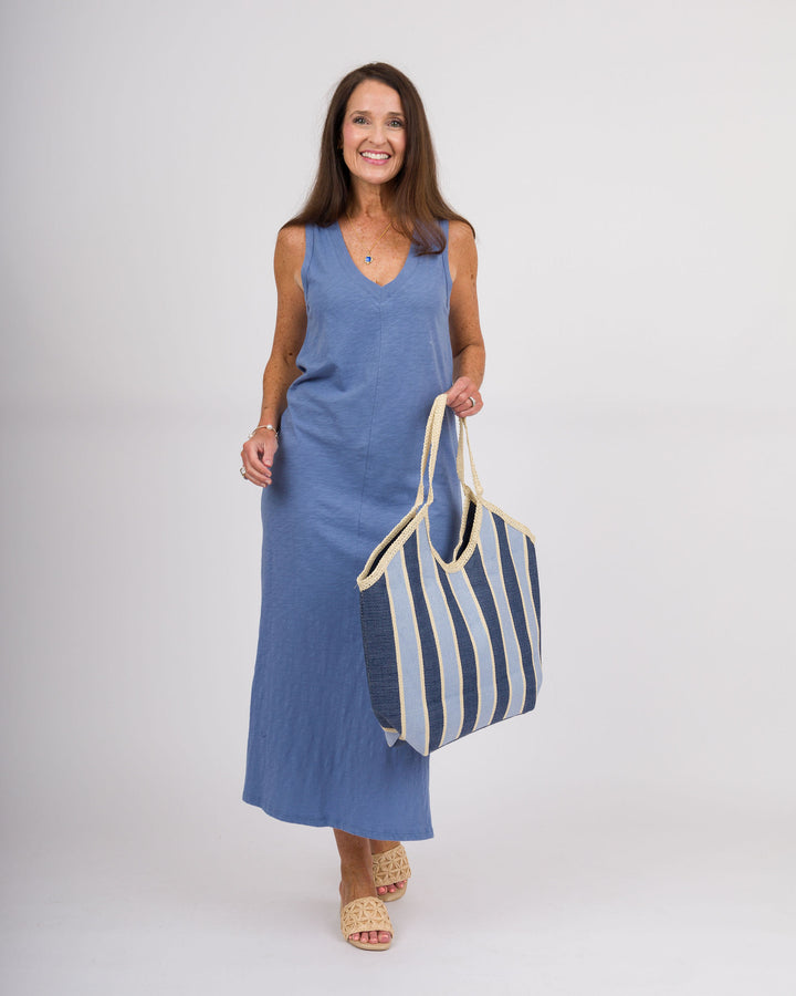 Z Supply Palisades Midi Dress - Sky Blue