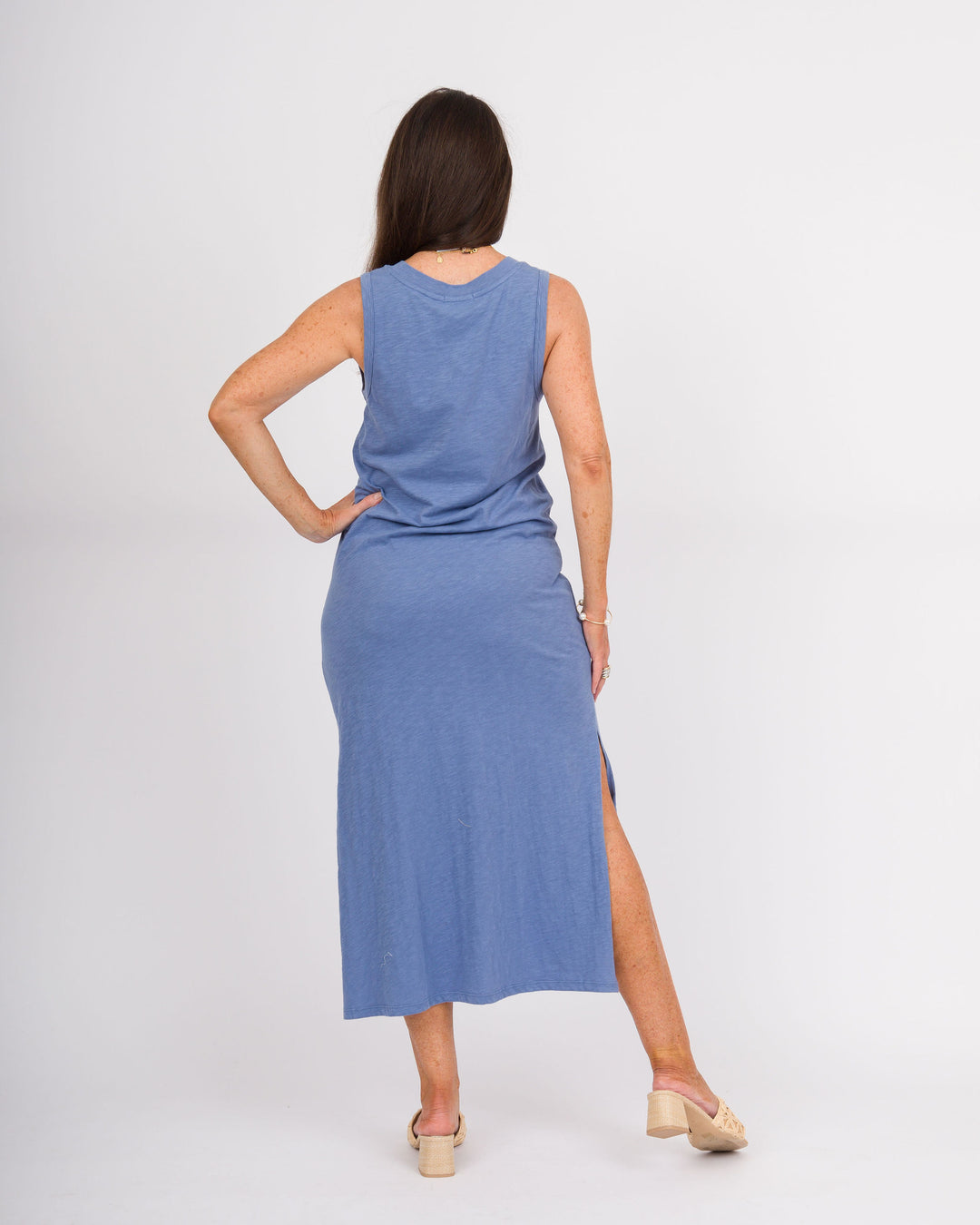 Z Supply Palisades Midi Dress - Sky Blue