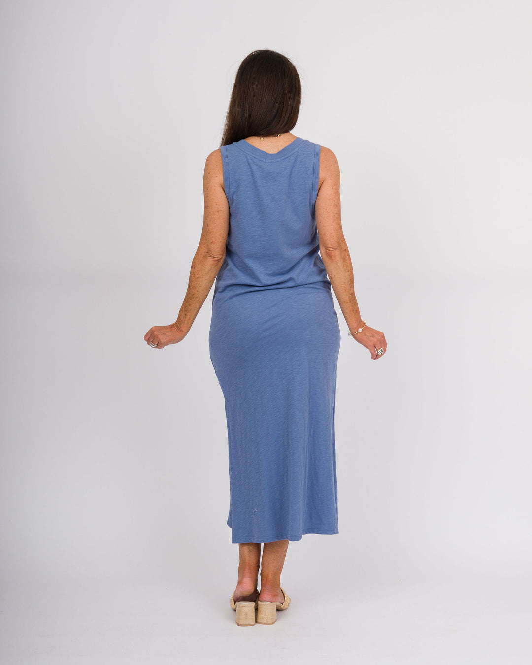 Z Supply Palisades Midi Dress - Sky Blue