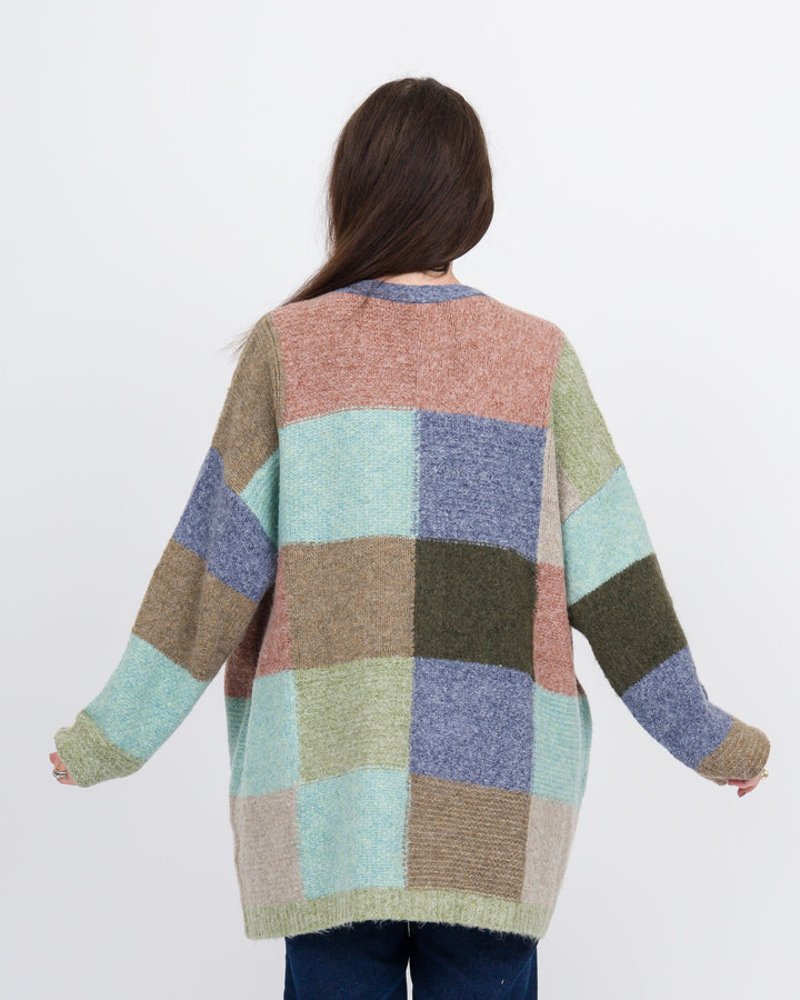 Merloni Color Block Cardigan