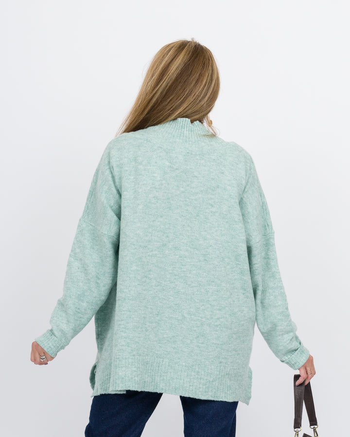 Mud Pie Monica Crew Neck Sweater - Green