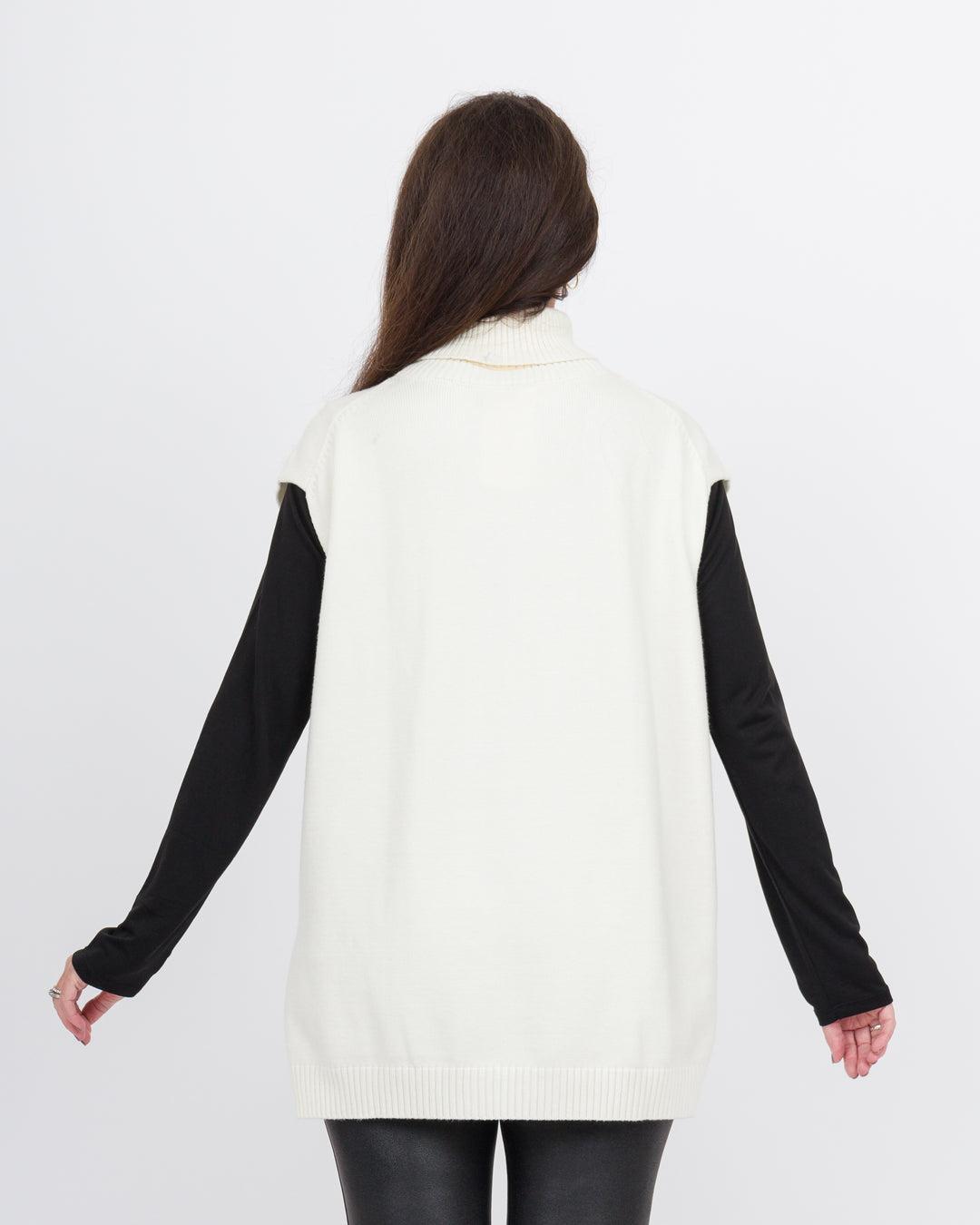 Emily Turtle Neck Sweater Off White