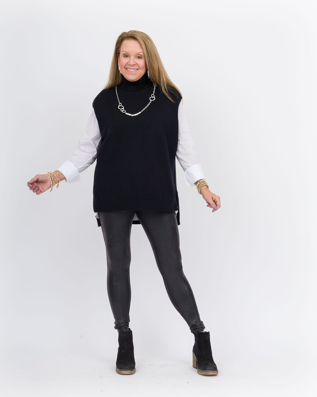 Emily Turtle Neck Sweater Black