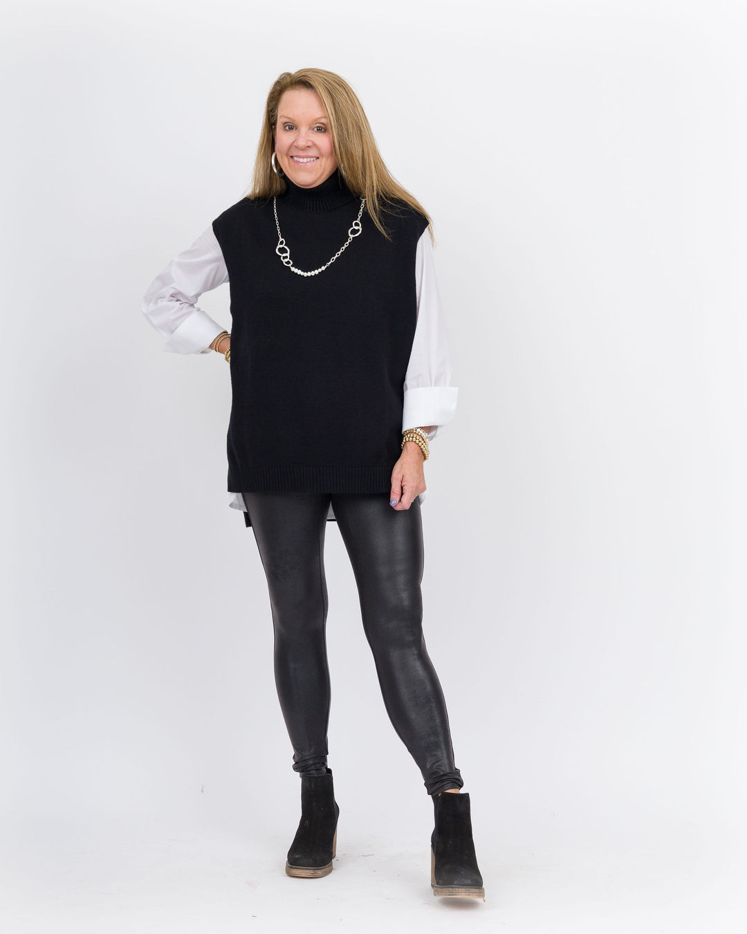 Emily Turtle Neck Sweater Black