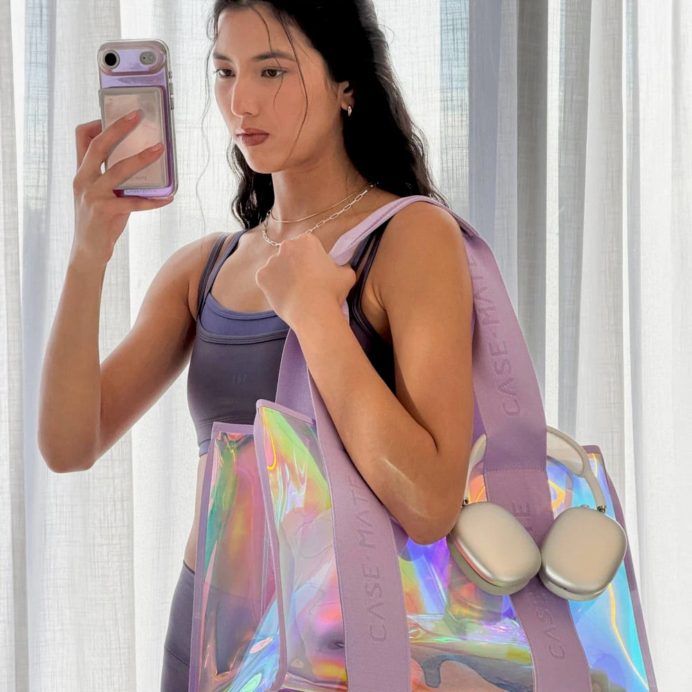 Soap Bubble Beach Tote with Phone Case