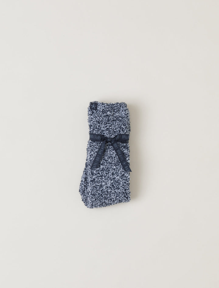 Barefoot Dreams CozyChic Heather Socks - Indigo S/M