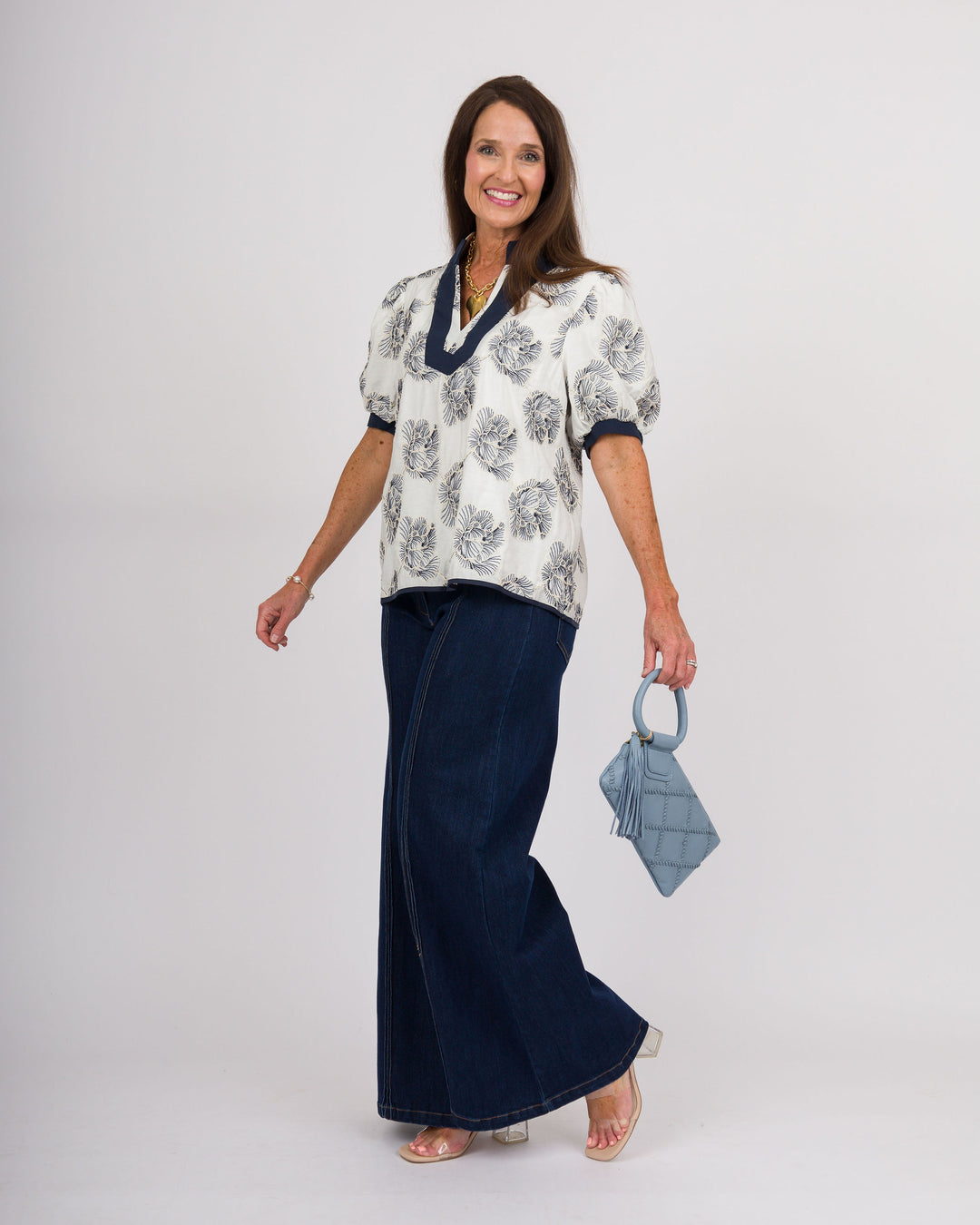 Embroidered Top - Off-White