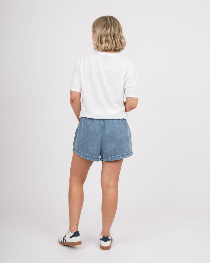 After While Crocodile Tee - White