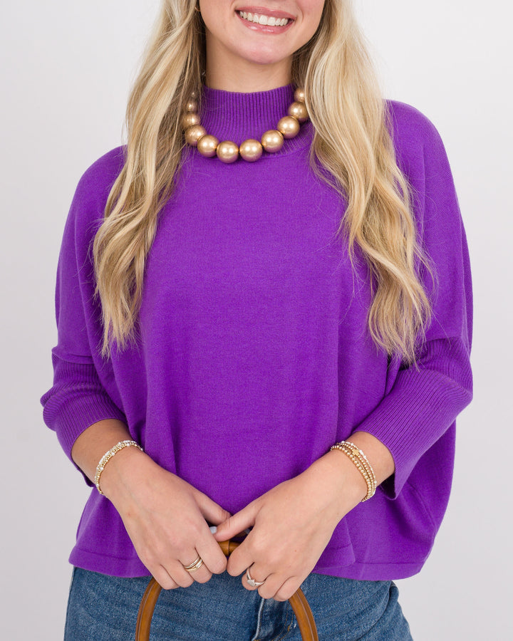 Kerisma Aja Ortho Sweater - Purple Heart