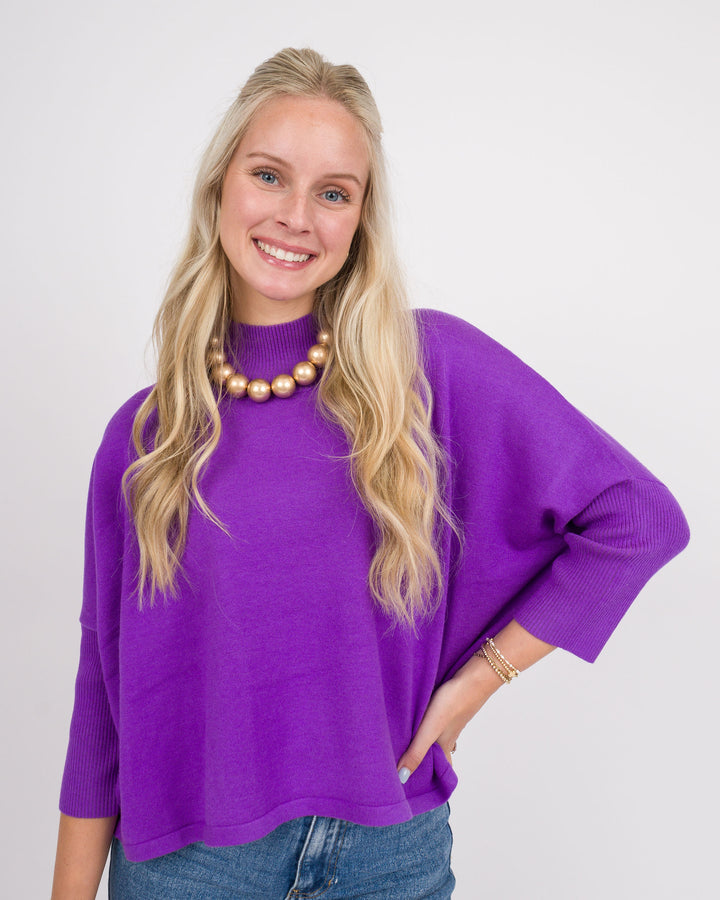 Kerisma Aja Ortho Sweater - Purple Heart