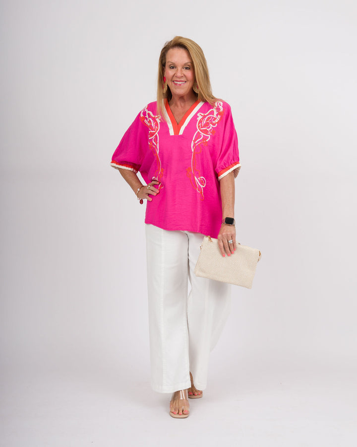 Amberlee Top - Hot Pink