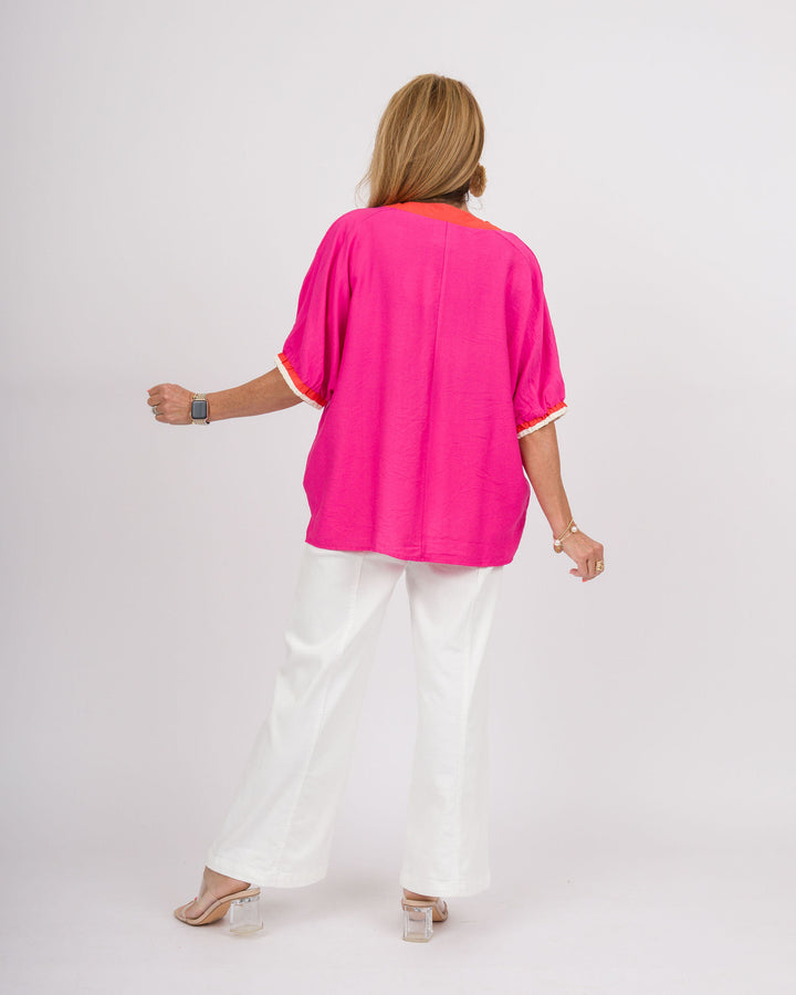 Amberlee Top - Hot Pink