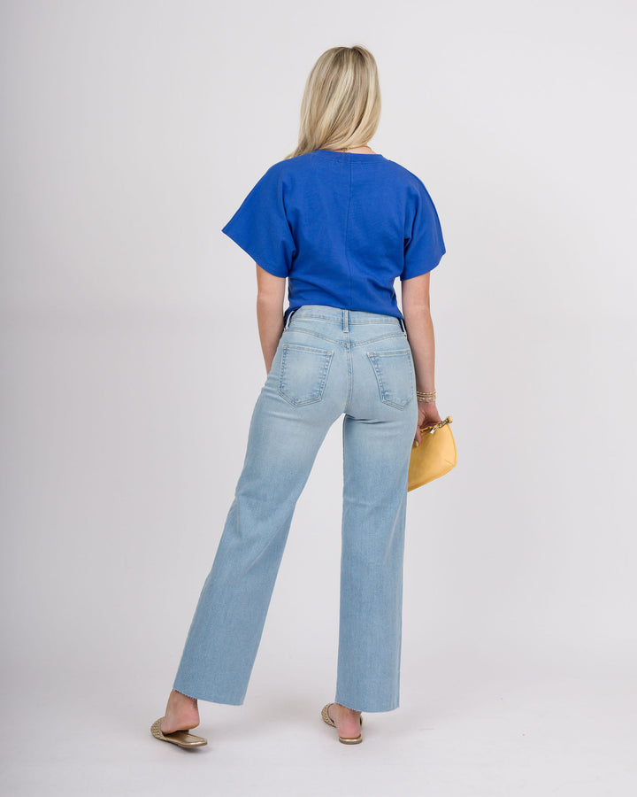 JBD Slim Palazzo Jeans - Light Denim