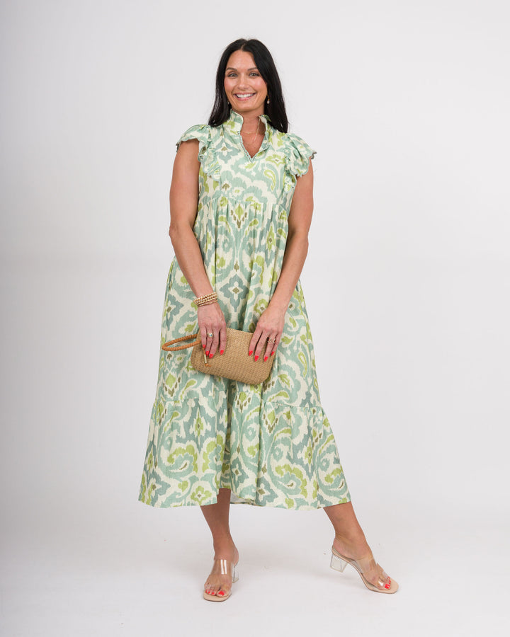Coralena Midi Dress - Mint