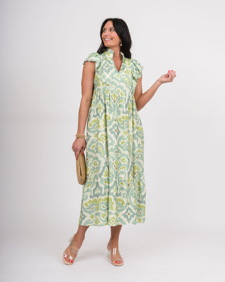 Coralena Midi Dress - Mint