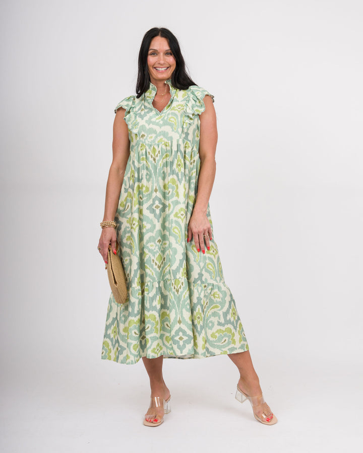 Coralena Midi Dress - Mint