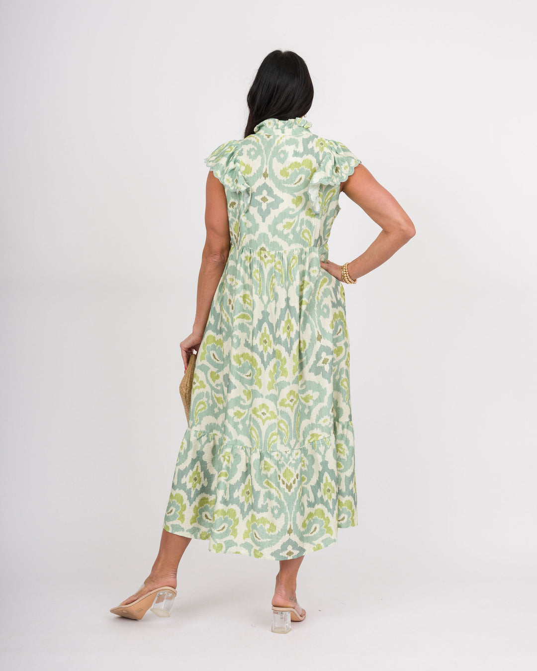 Coralena Midi Dress - Mint