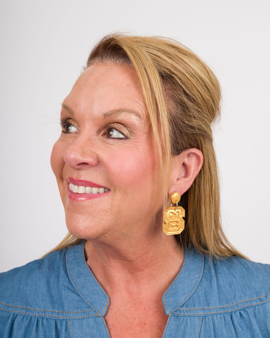 NC State Dangle Earrings