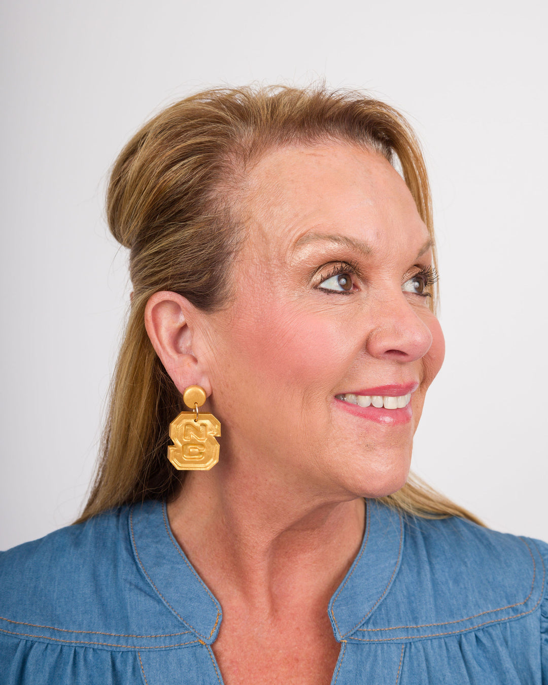 NC State Dangle Earrings