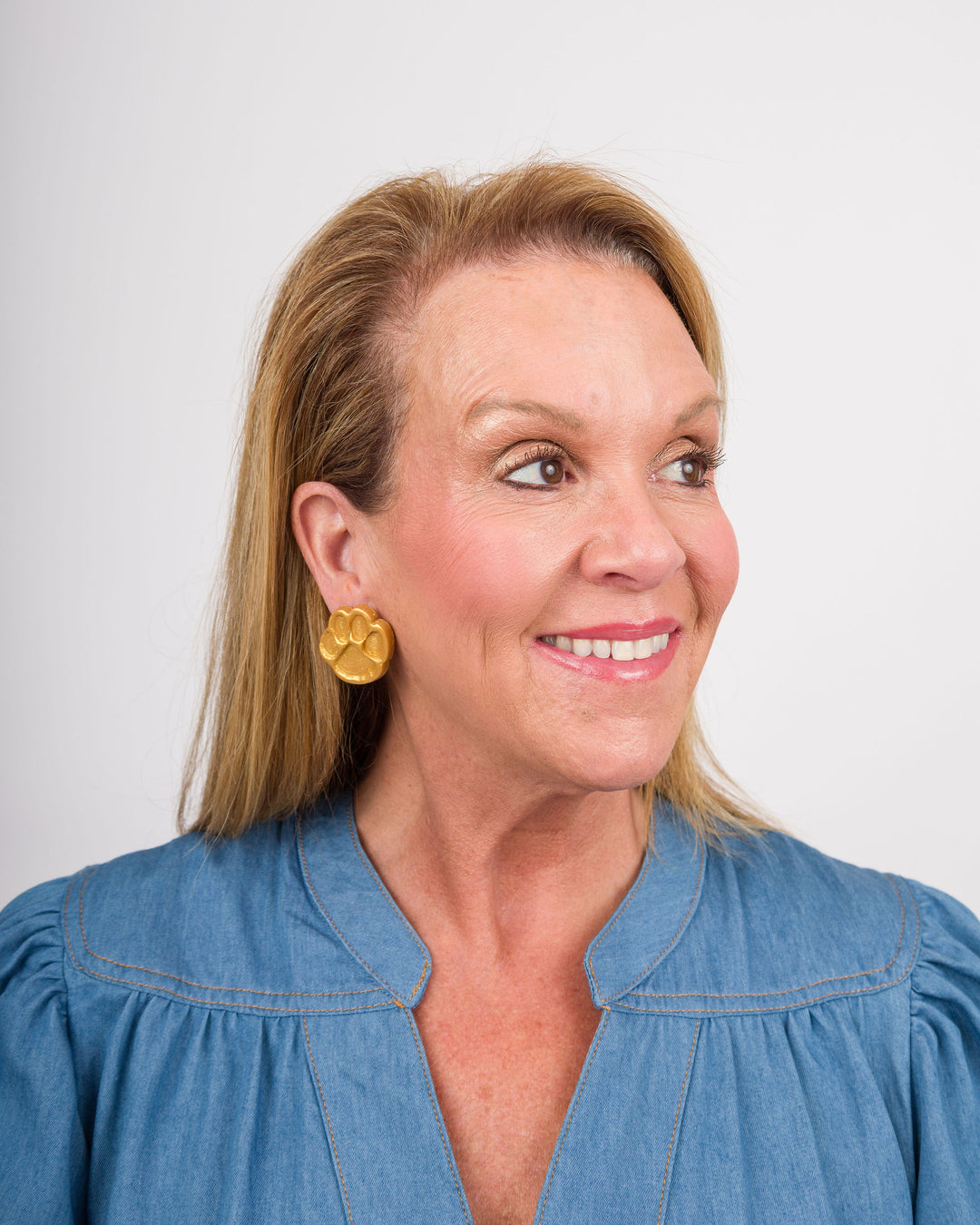 Tiger Paw Stud Earrings