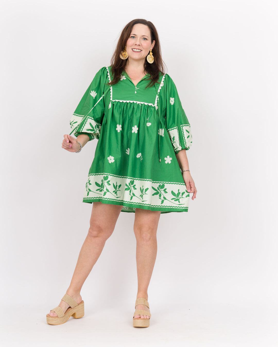 Plantilla Dress Green