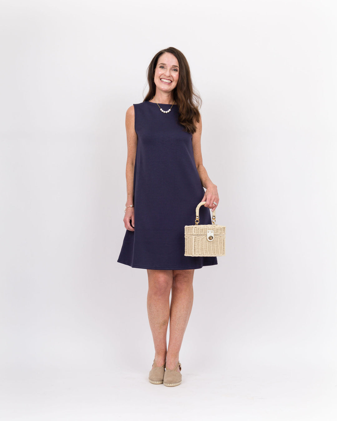 P. CILL Butter Modal Sleeveless Shift Dress