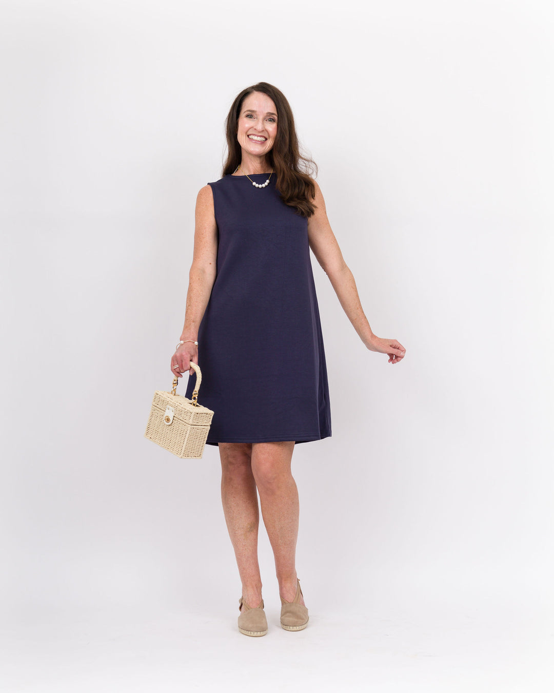 P. CILL Butter Modal Sleeveless Shift Dress