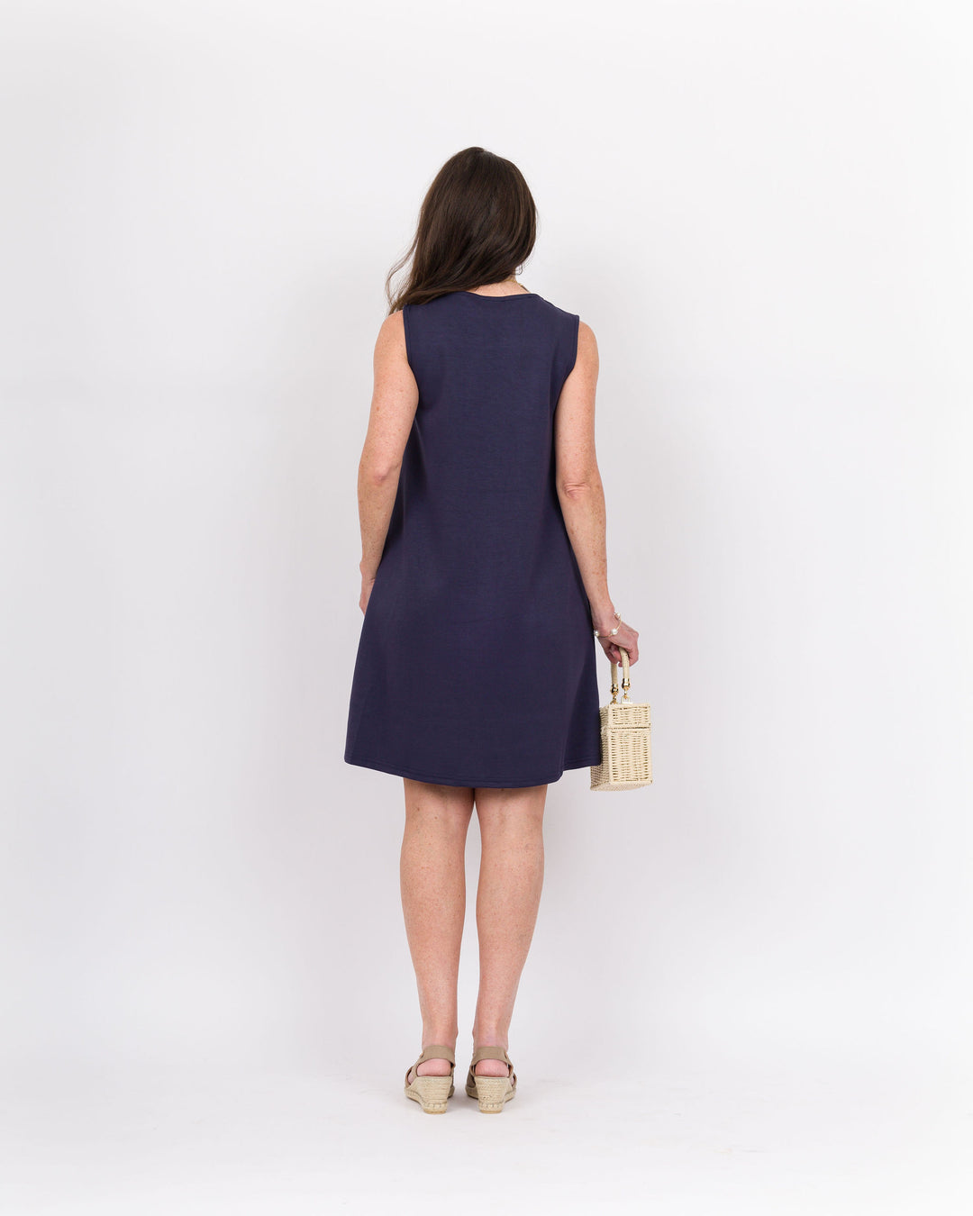 P. CILL Butter Modal Sleeveless Shift Dress