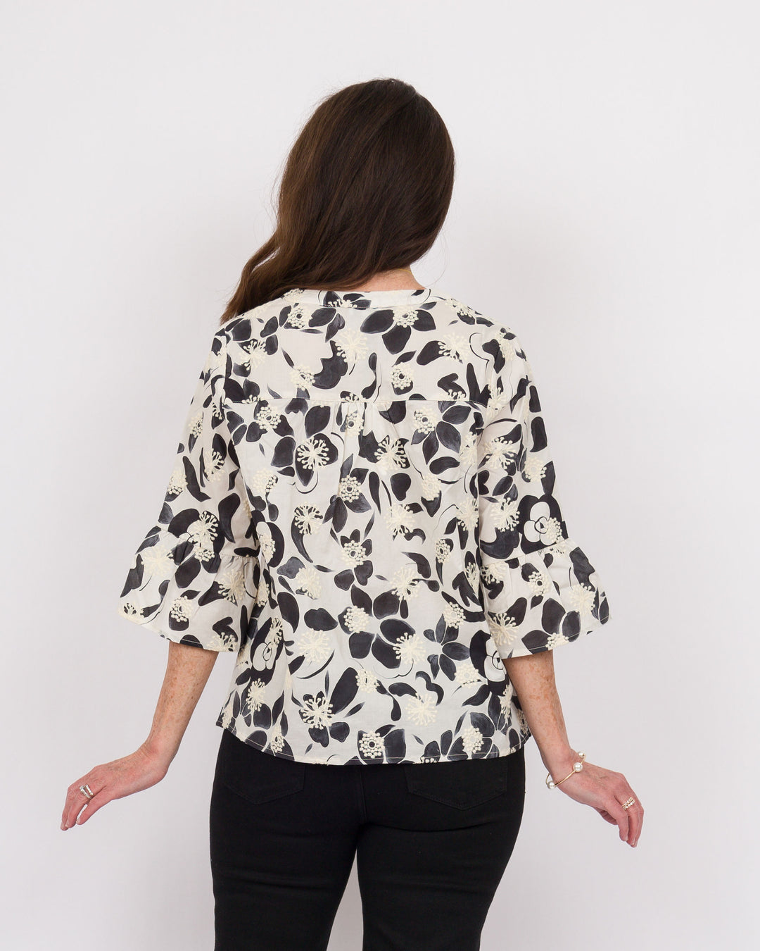 Melanie Floral Embroidered Top