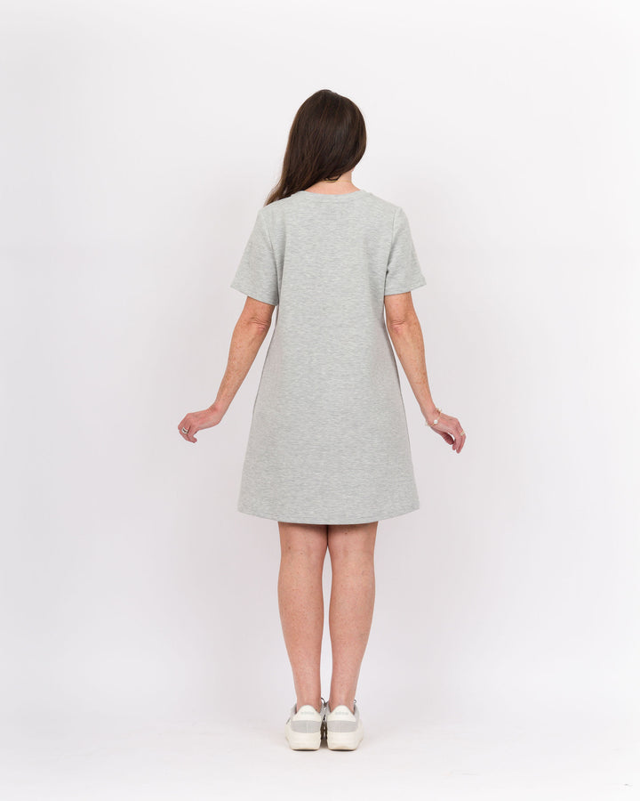 Piece of Me Dress-Heather Grey