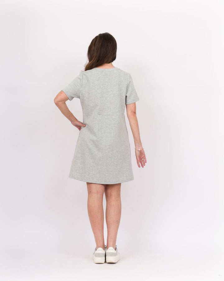 Piece of Me Dress-Heather Grey