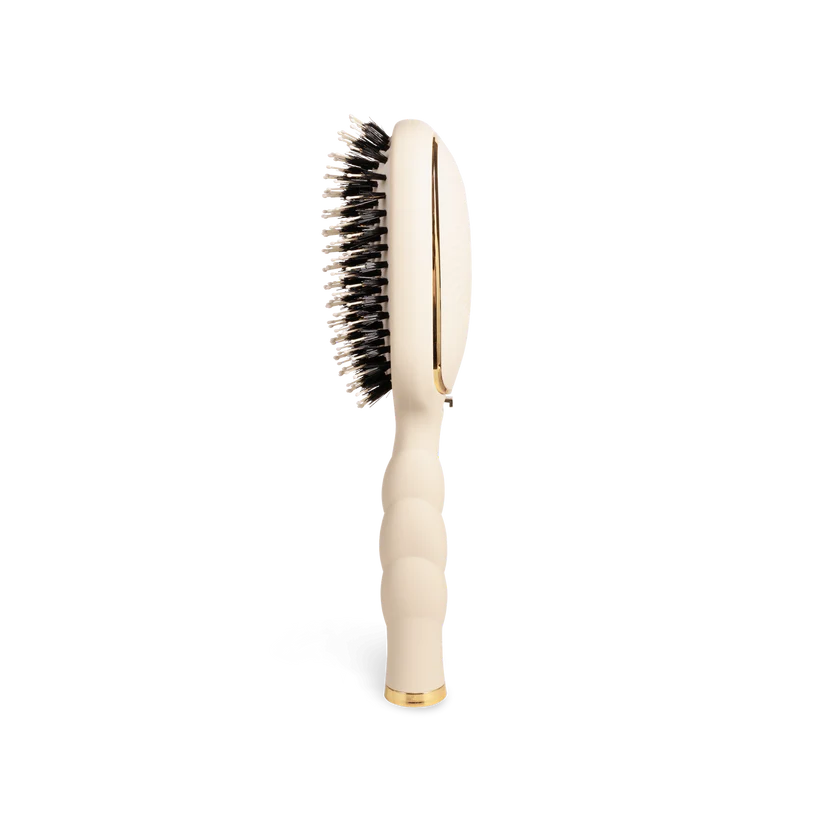 TELETIES Boar Bristle Hair Brush - Tan
