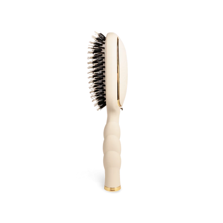 TELETIES Boar Bristle Hair Brush - Tan
