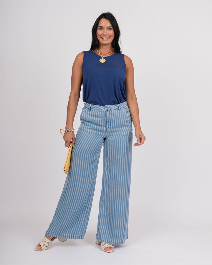 KUT from the Kloth Ryan Hi Rise - Blue Ribbon